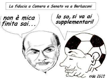 La Fiducia a Camera e Senato va a Berlusconi